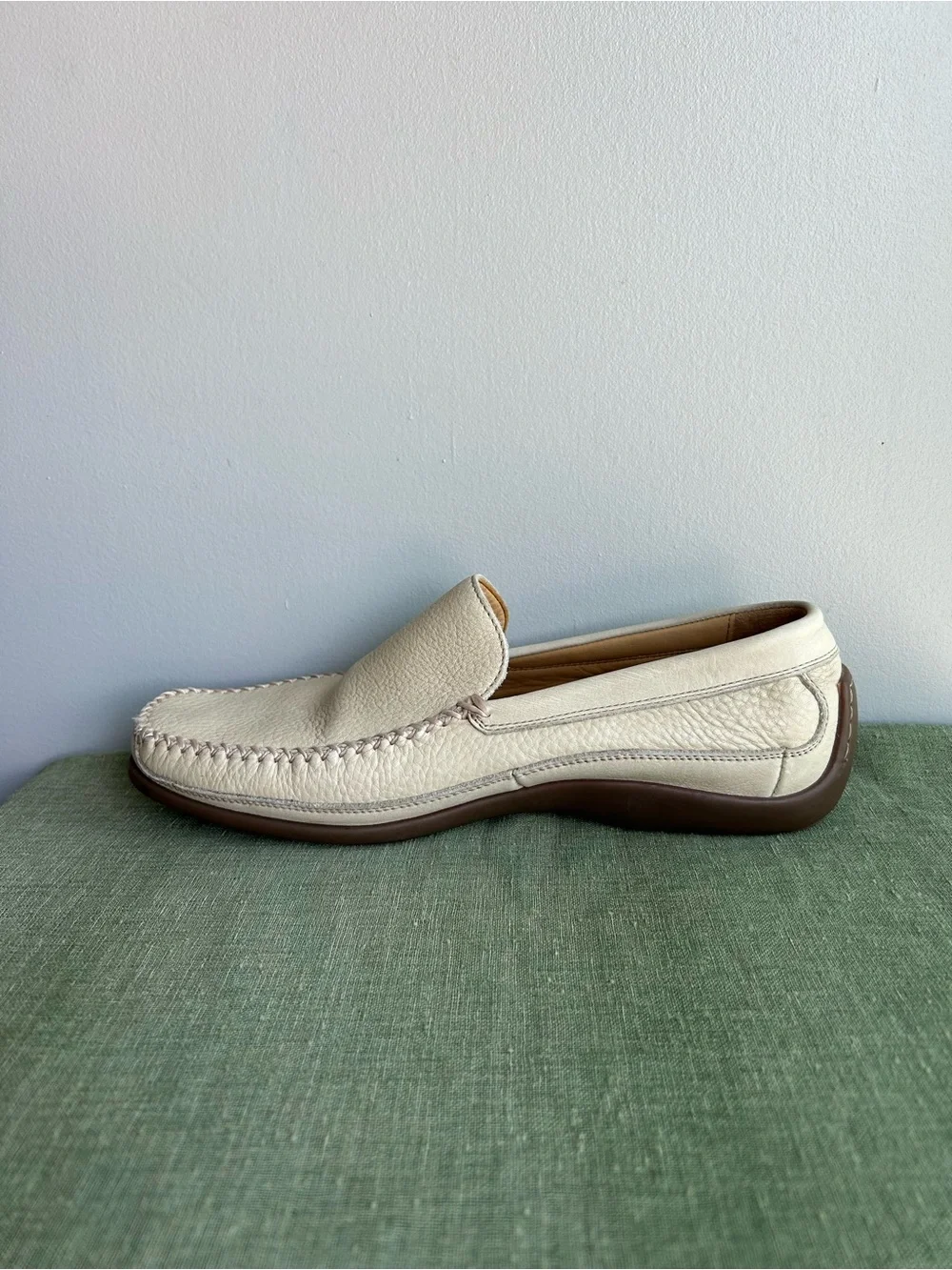 JOHNSON & MURPHY NWOT men’s sheepskin luxe summer casual loafers ⭐️NEW⭐️